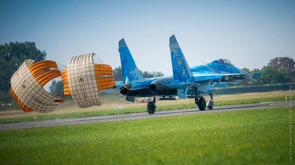Ukrainian jets performed at airshow in Radom, Poland