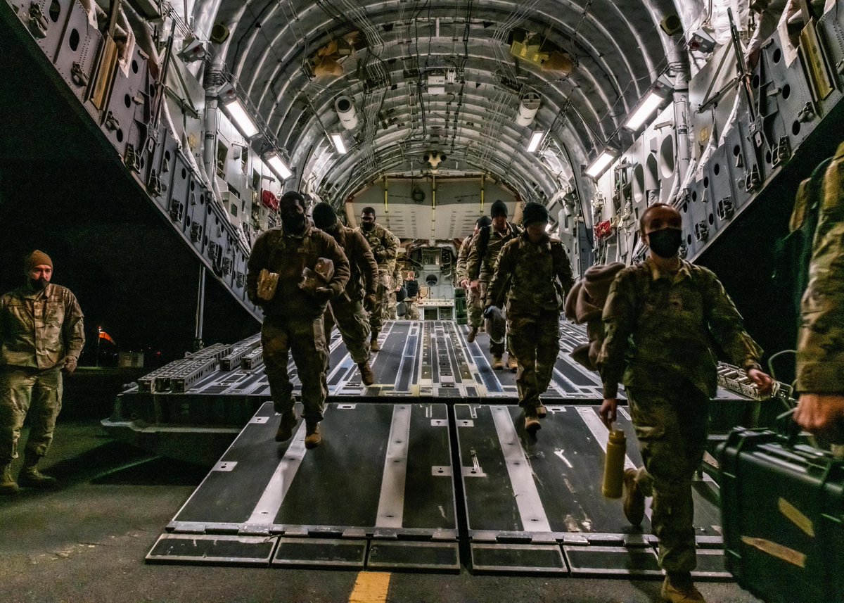 These are the first of 2,000 Soldiers to arrive in Europe following @DeptofDefense's announcement of additional forces moving from the U.S. to Europe in support of @NATO Allies