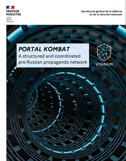 Η γαλλική υπηρεσία αντιπαραπληροφόρησης @Viginum_Gouv ανακάλυψε ένα φιλορωσικό δίκτυο προπαγάνδας με το όνομα Portal Kombat. Οι υπουργοί Εξωτερικών @steph_sejourne, @ABaerbock και @sikorskiradek ανακοίνωσαν σήμερα έναν κοινό μηχανισμό για την αύξηση του συναγερμού και την αντιπολίτευση