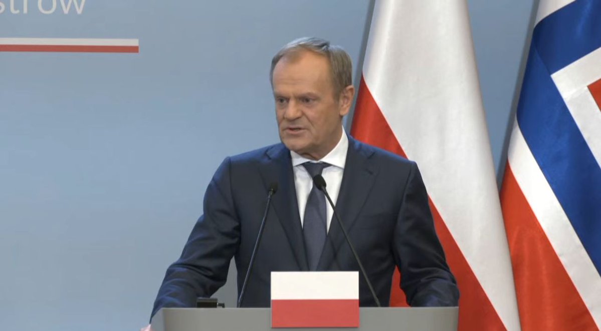Predseda vlády @donaldtusk: Na zajtra som zvolal do Varšavy poľnohospodársky summit, o 14:00 sa stretnem s lídrami protestujúcich skupín v Centre dialógu