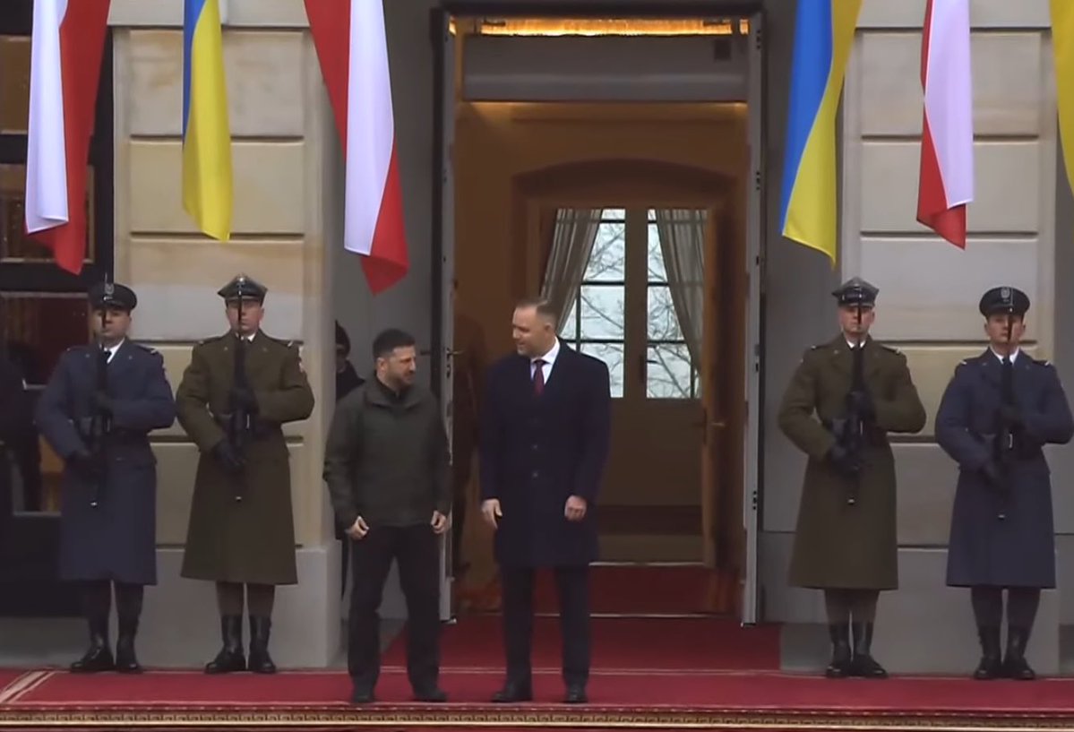 Varşova: @NawrockiKn'in @ZelenskyyUa ile görüşmesi başlıyor